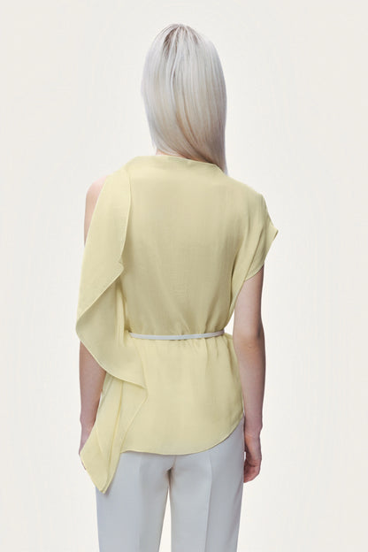 Sleeveless Woven Blouse