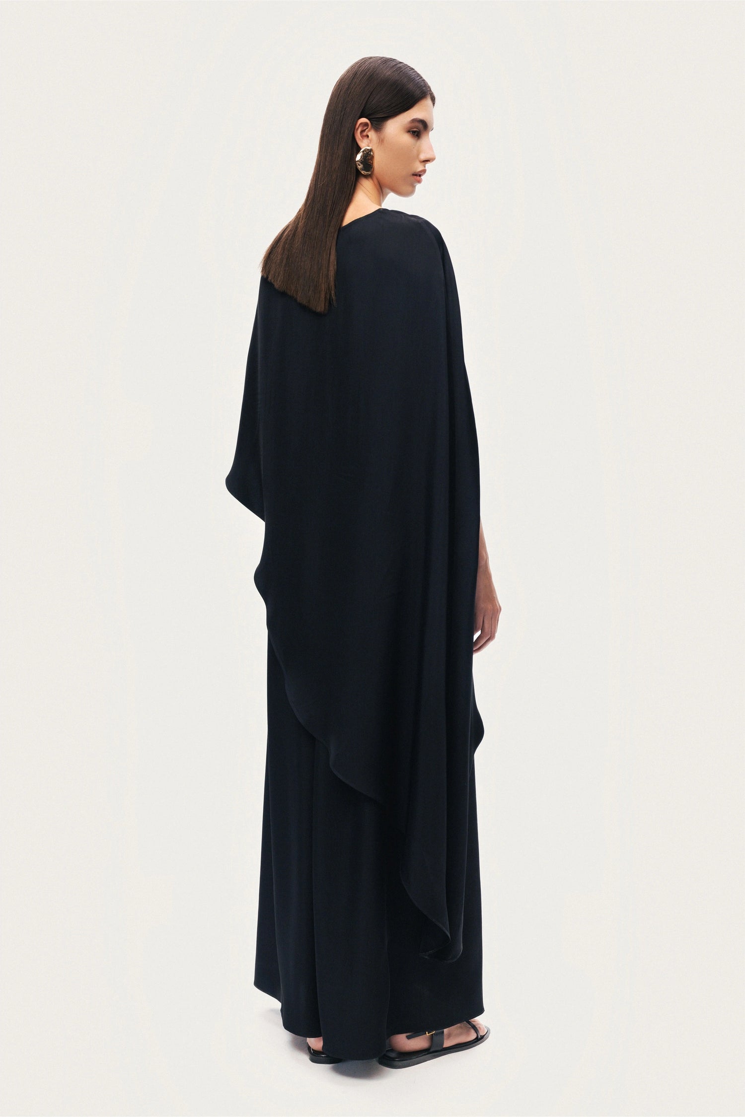 Draped Cape Blouse