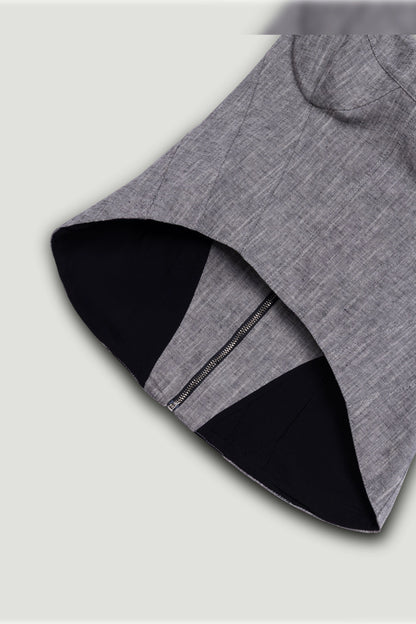 Open-Back Tailored Top