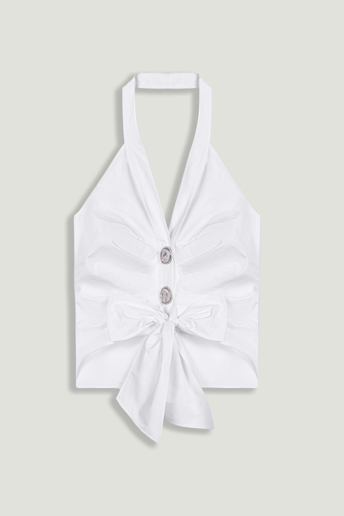 Halter Neck Tie Detail Blouse