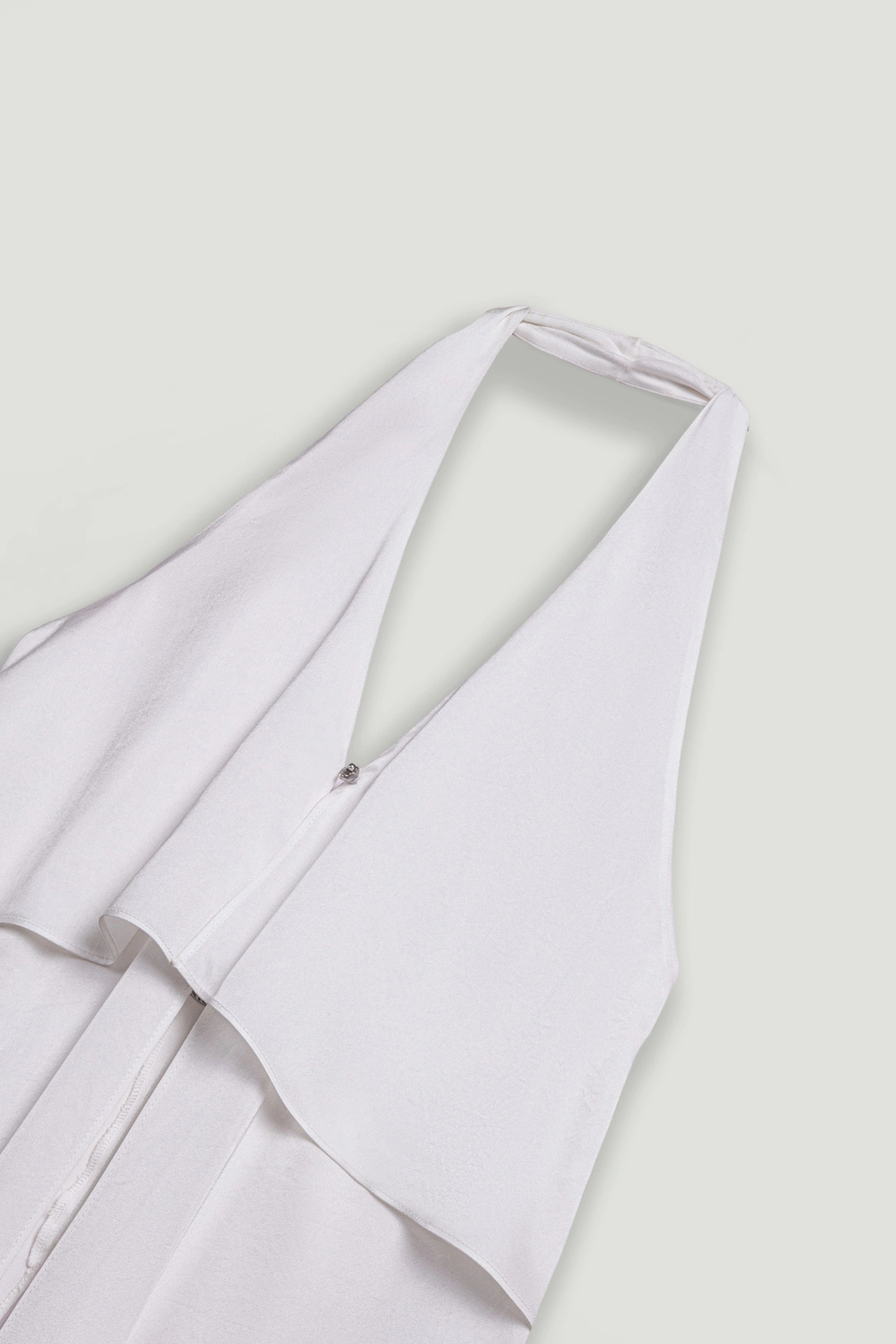 Layered Halter Blouse