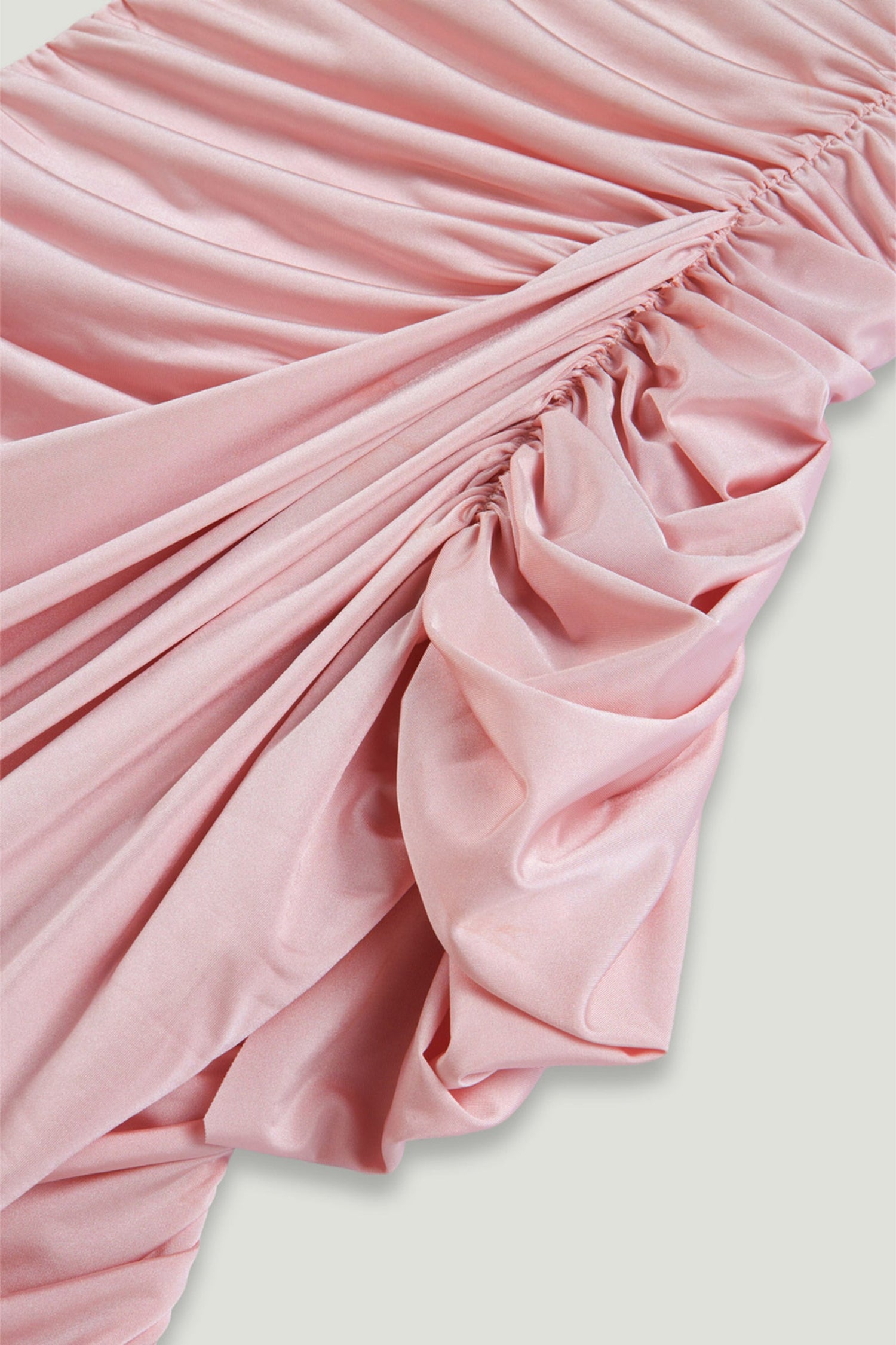 Asymmetric Sleeve Draped Blouse