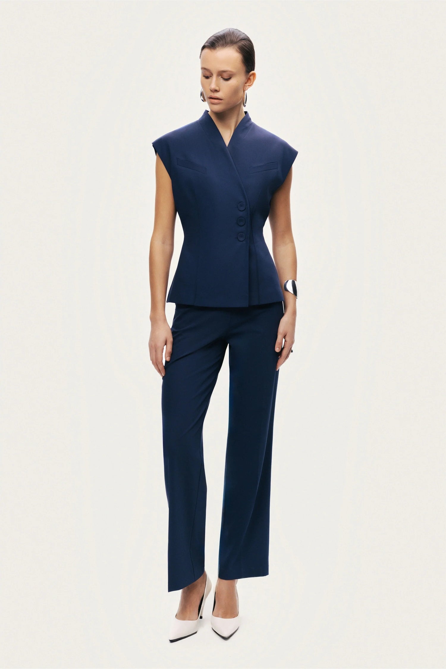 Tailored Sleeveless Vest