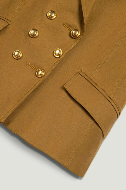 Tailored Double-Breasted Vest