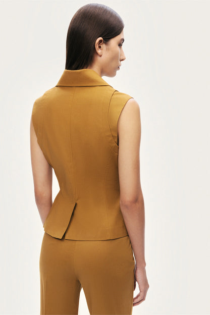 Tailored Double-Breasted Vest