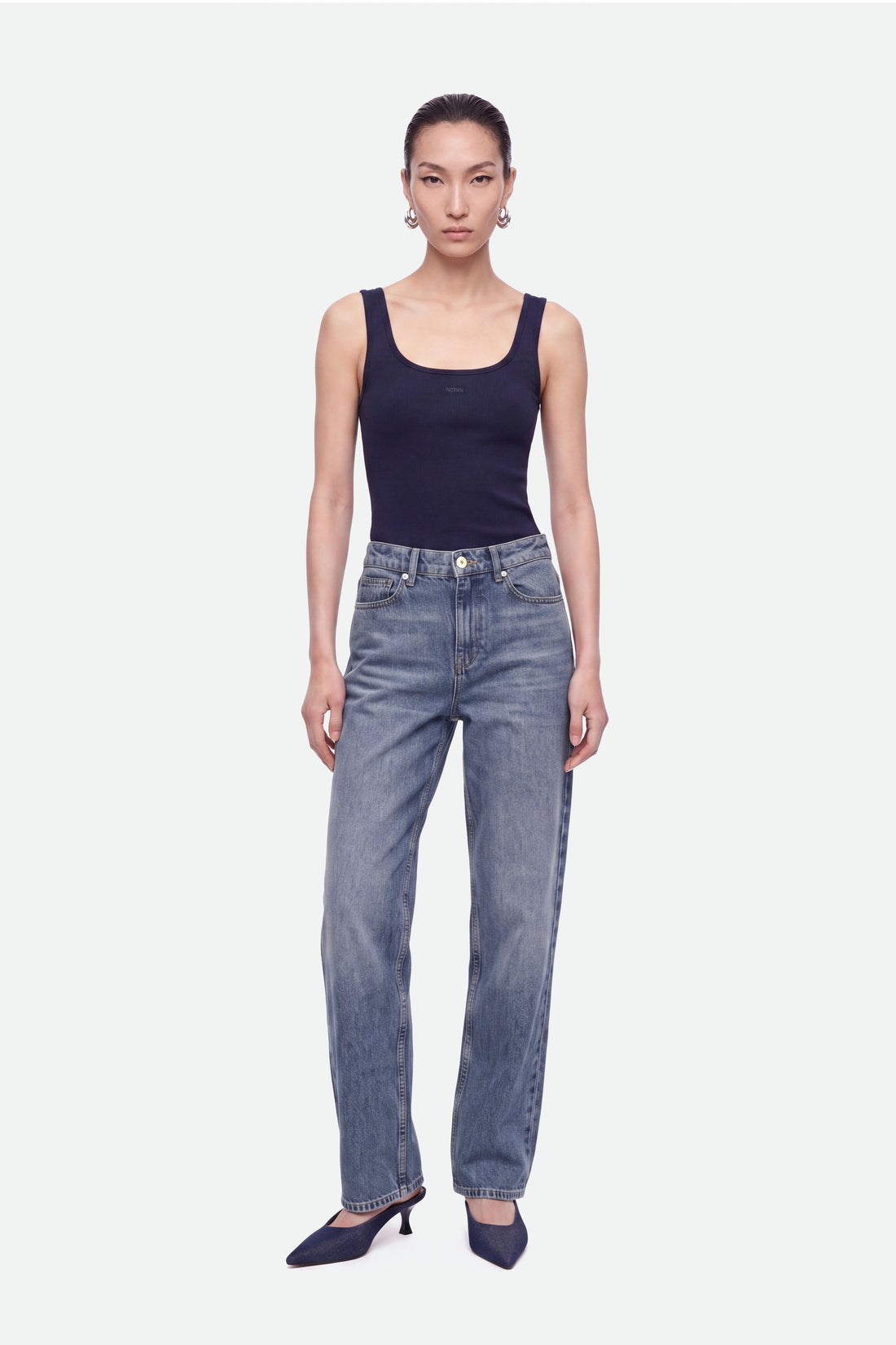 Crew Neck Crop Top