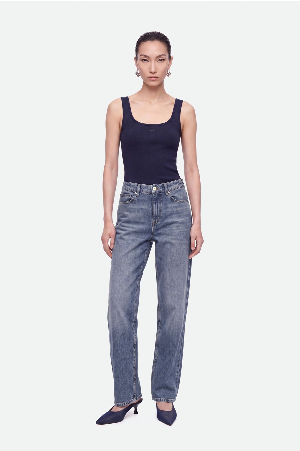 Crew Neck Crop Top