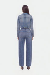 High-Waist Barrel Leg Jeans