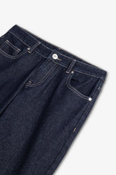 Belt Detail Wide Leg Jeans