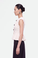 Accessory Detail Crew Neck Knit Top