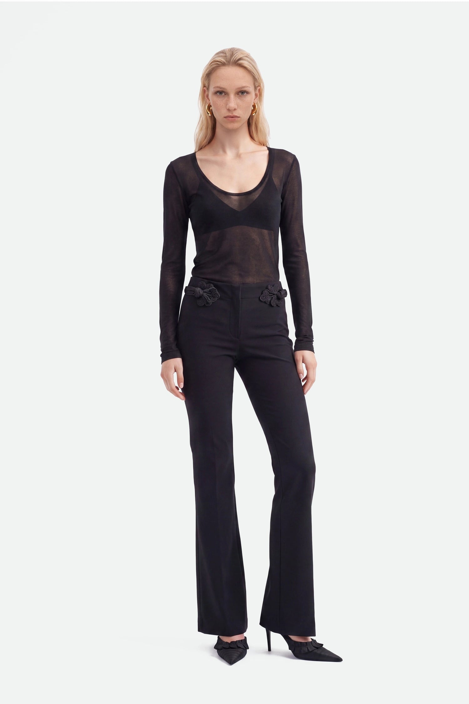 Sheer Knit Top