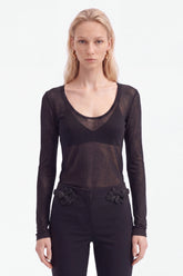 Sheer Knit Top