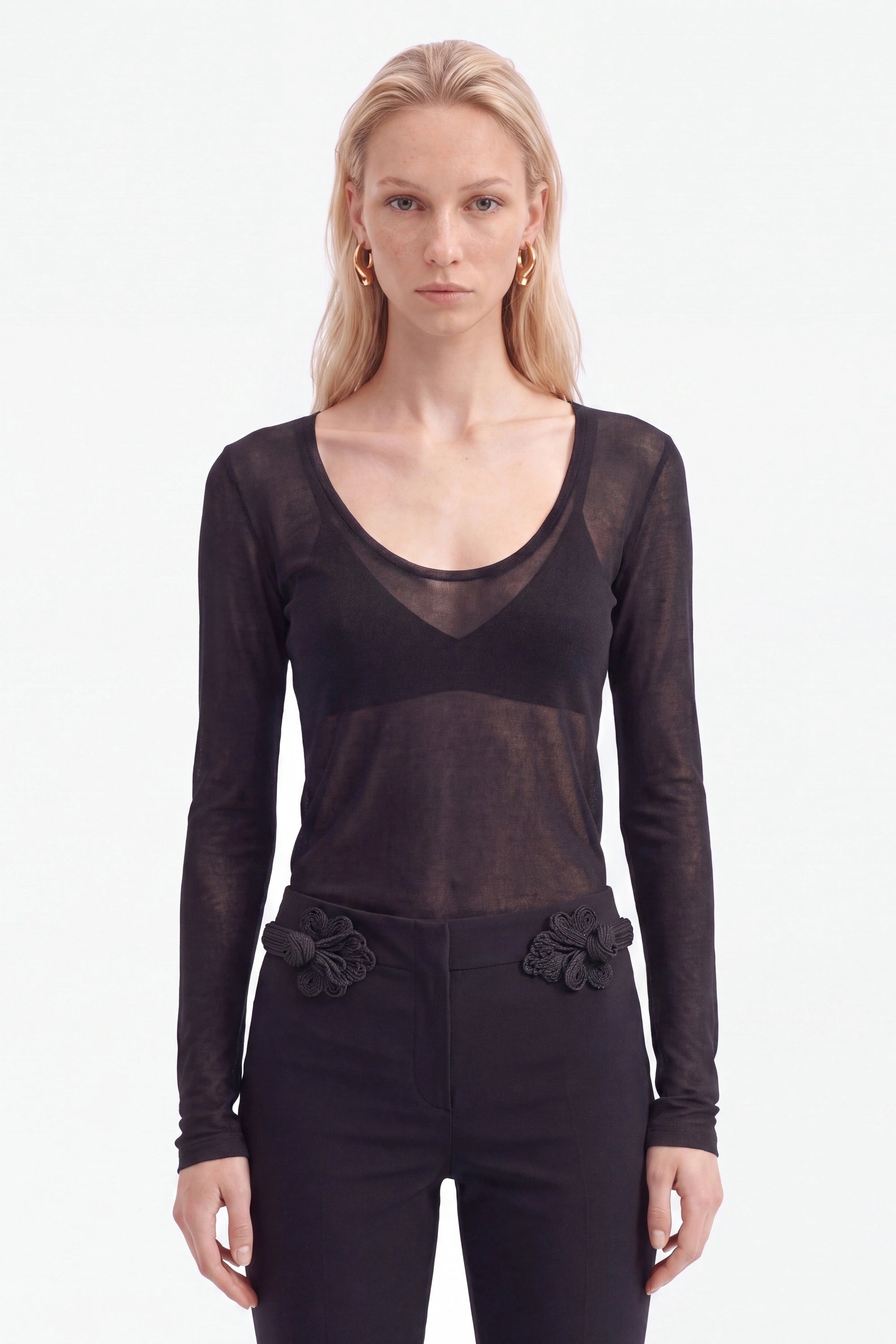 Sheer Knit Top