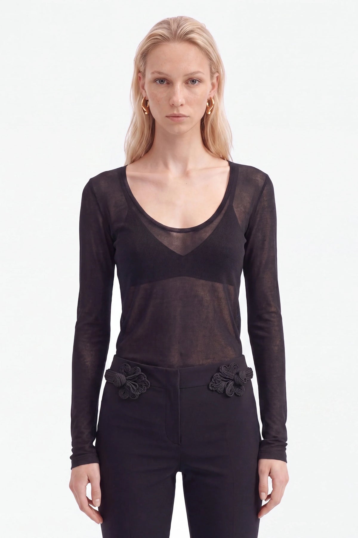 Sheer Knit Top