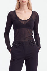 Sheer Knit Top
