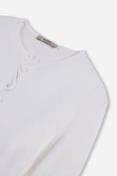 Wave Placket Knit Cardigan