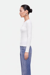 Wave Placket Knit Cardigan