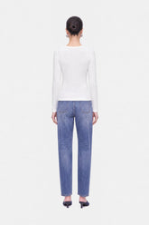 Wave Placket Knit Cardigan