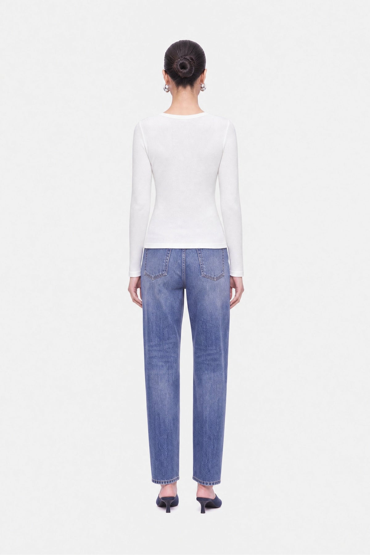 Wave Placket Knit Cardigan