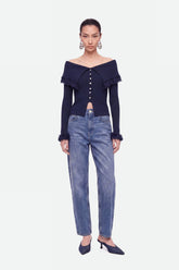 Cut Out Detail Knit Top