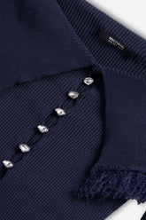 Cut Out Detail Knit Top