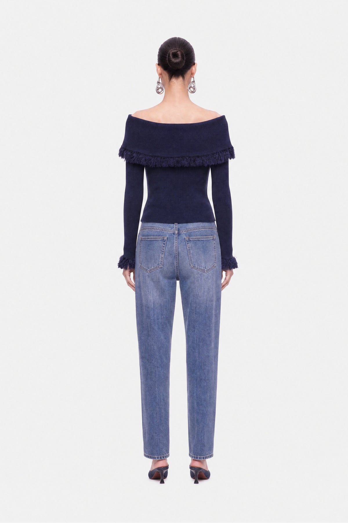 Cut Out Detail Knit Top