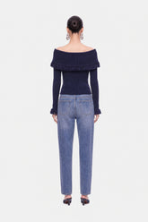 Cut Out Detail Knit Top