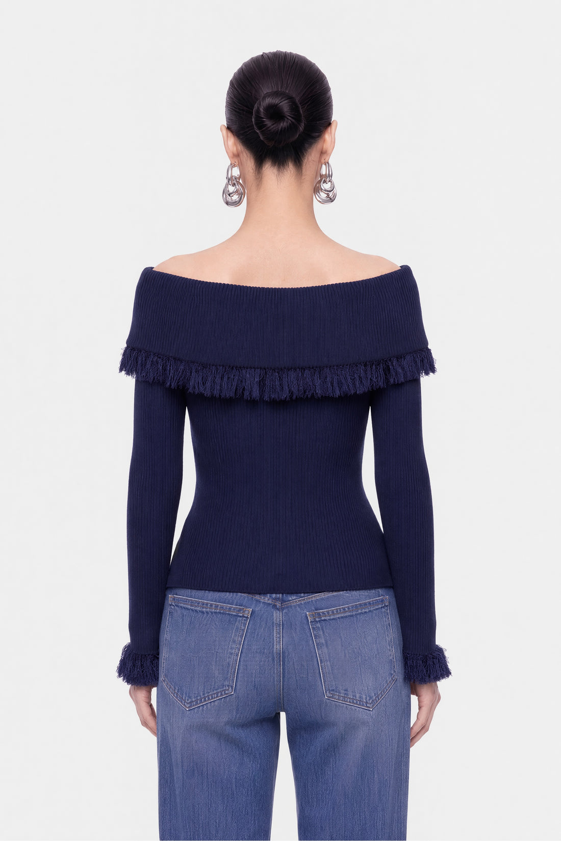 Cut Out Detail Knit Top
