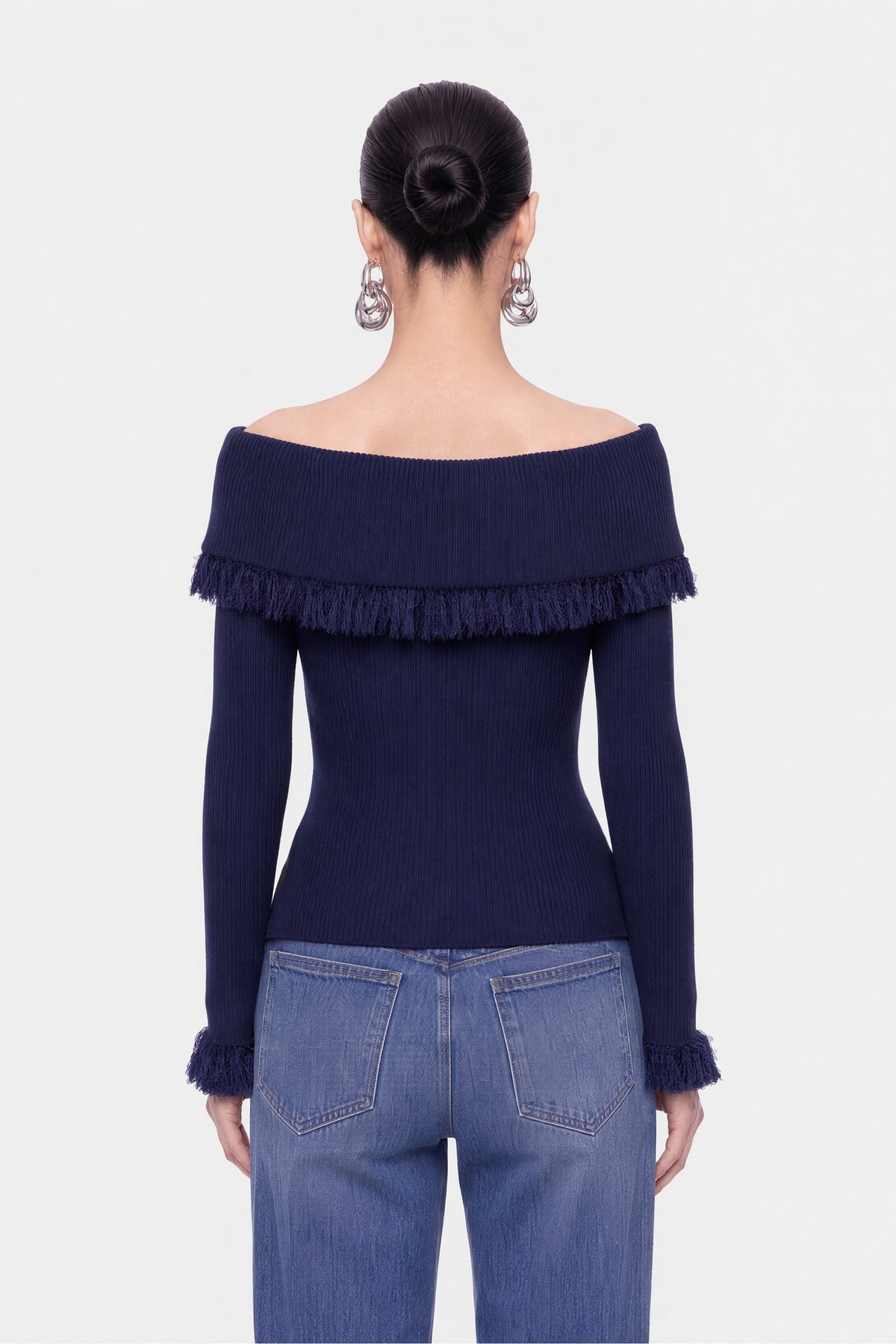 Cut Out Detail Knit Top