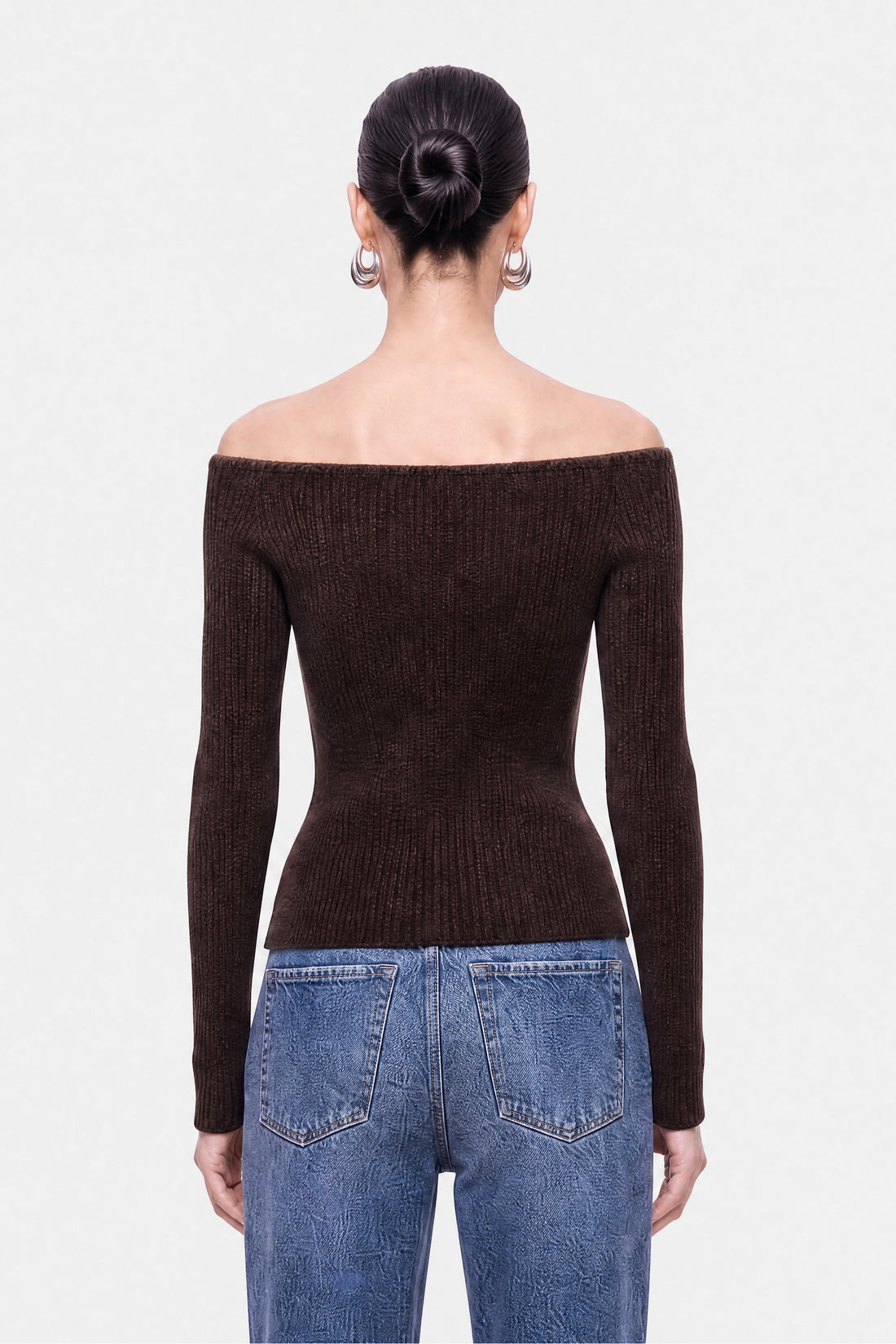 Off Shoulder Knit Top
