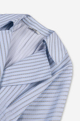 Striped Wrap Bodysuit