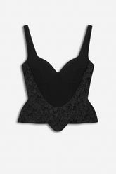 Boned Sweetheart Bustier Top