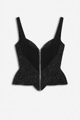 Boned Sweetheart Bustier Top