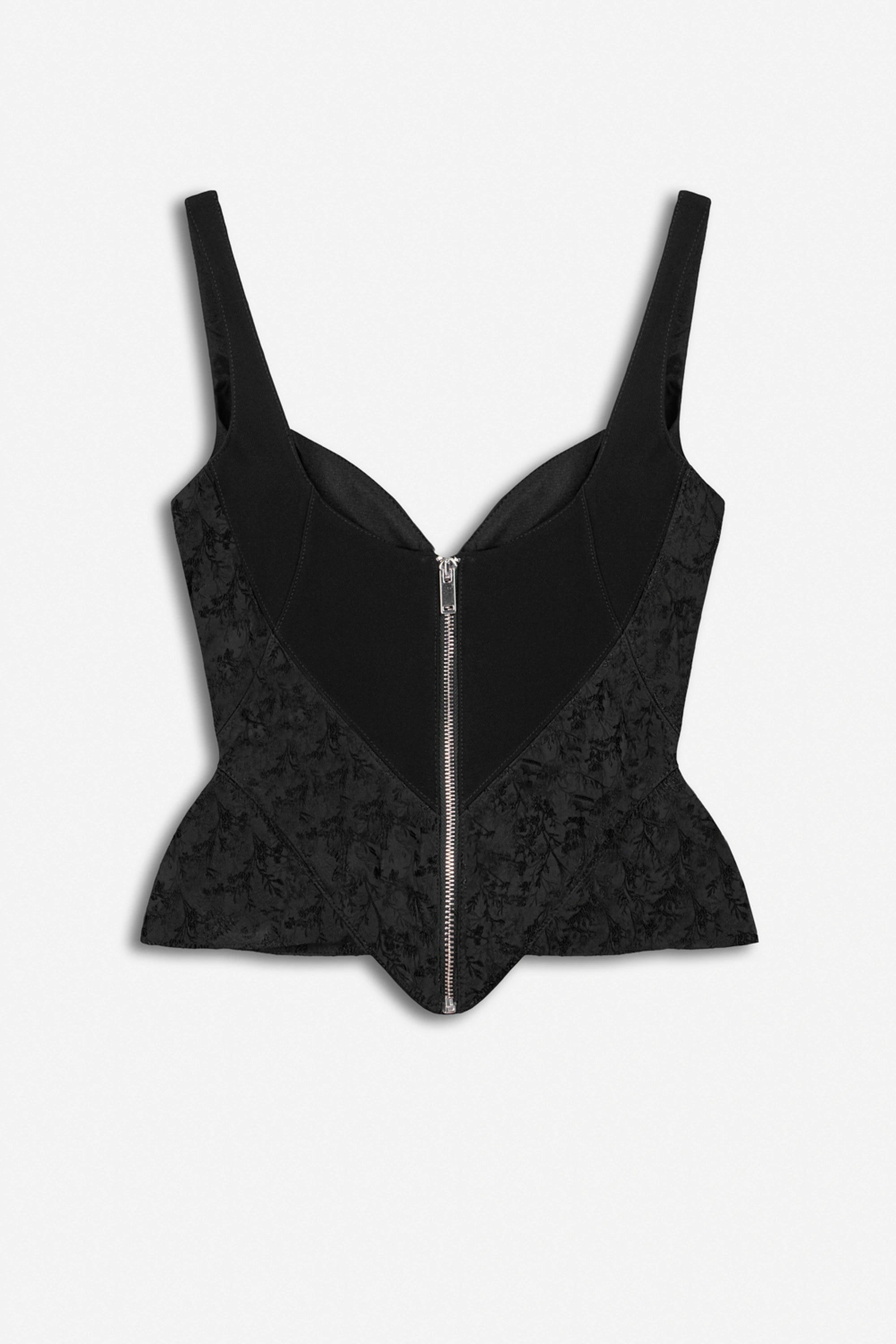Boned Sweetheart Bustier Top
