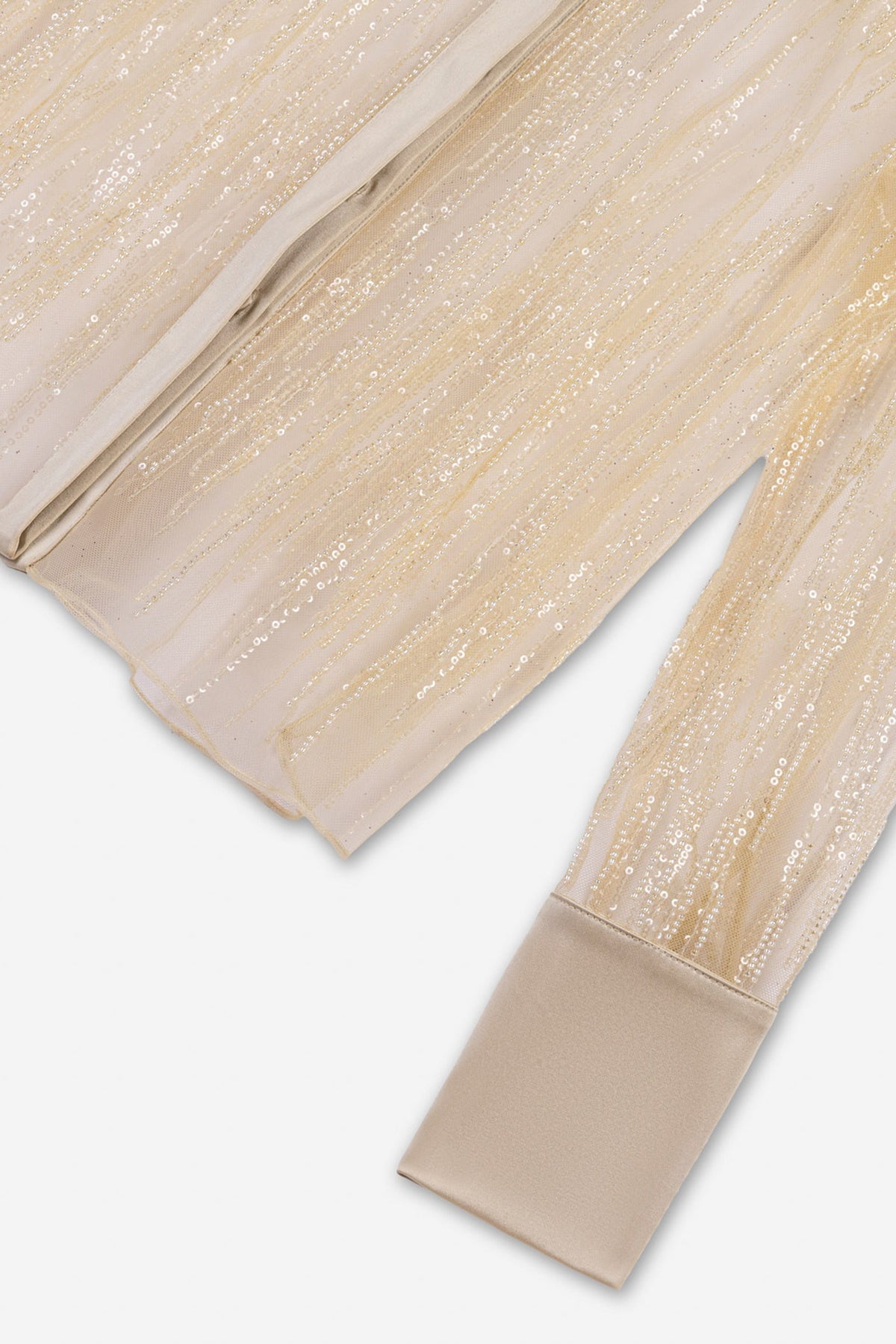 Sheer Metallic Thread Shirt