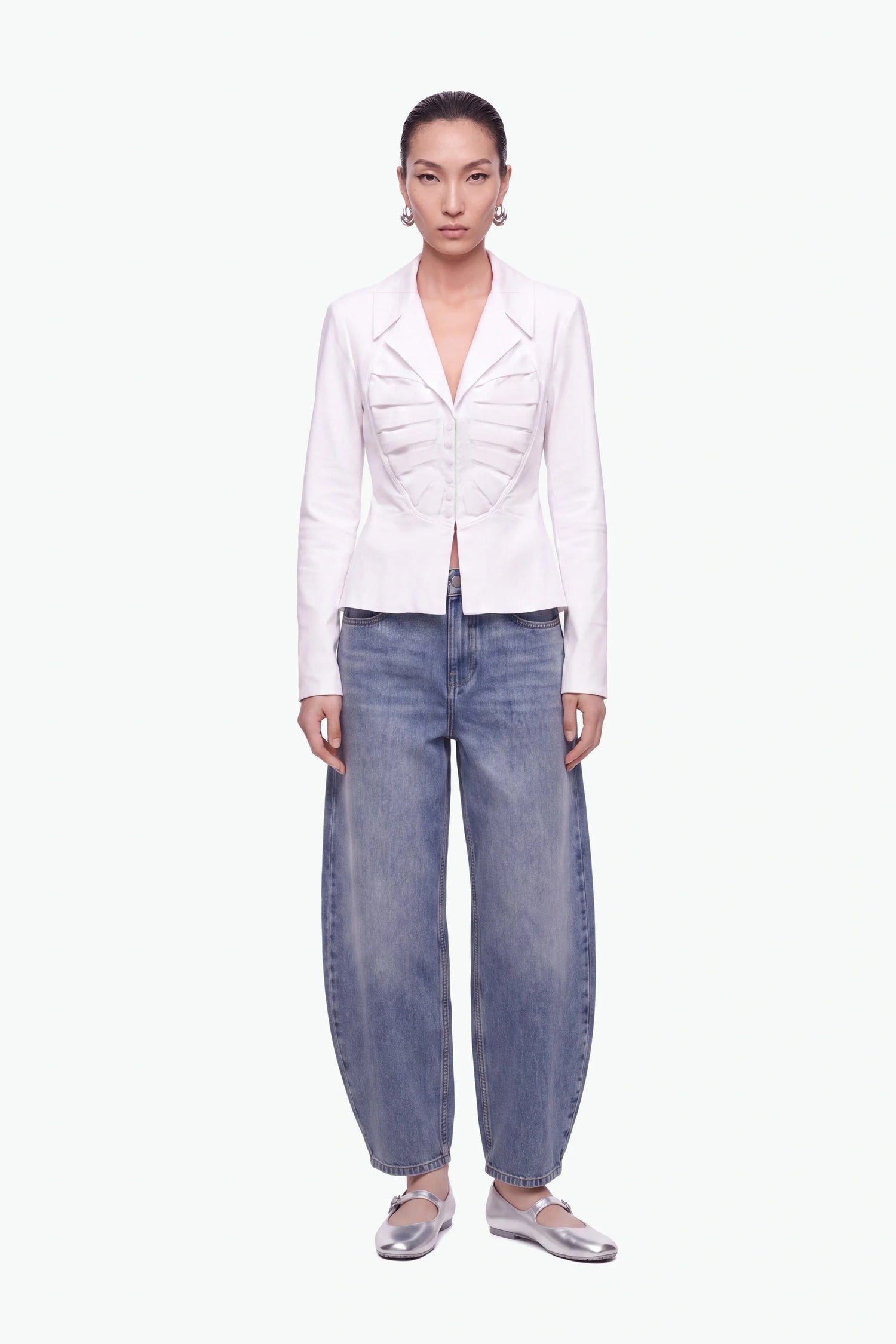 Pleat Detail Shirt