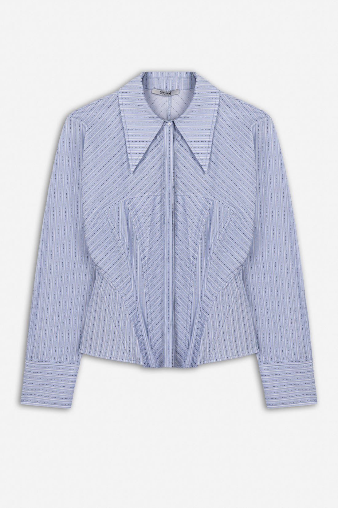 Boned Striped Shirt