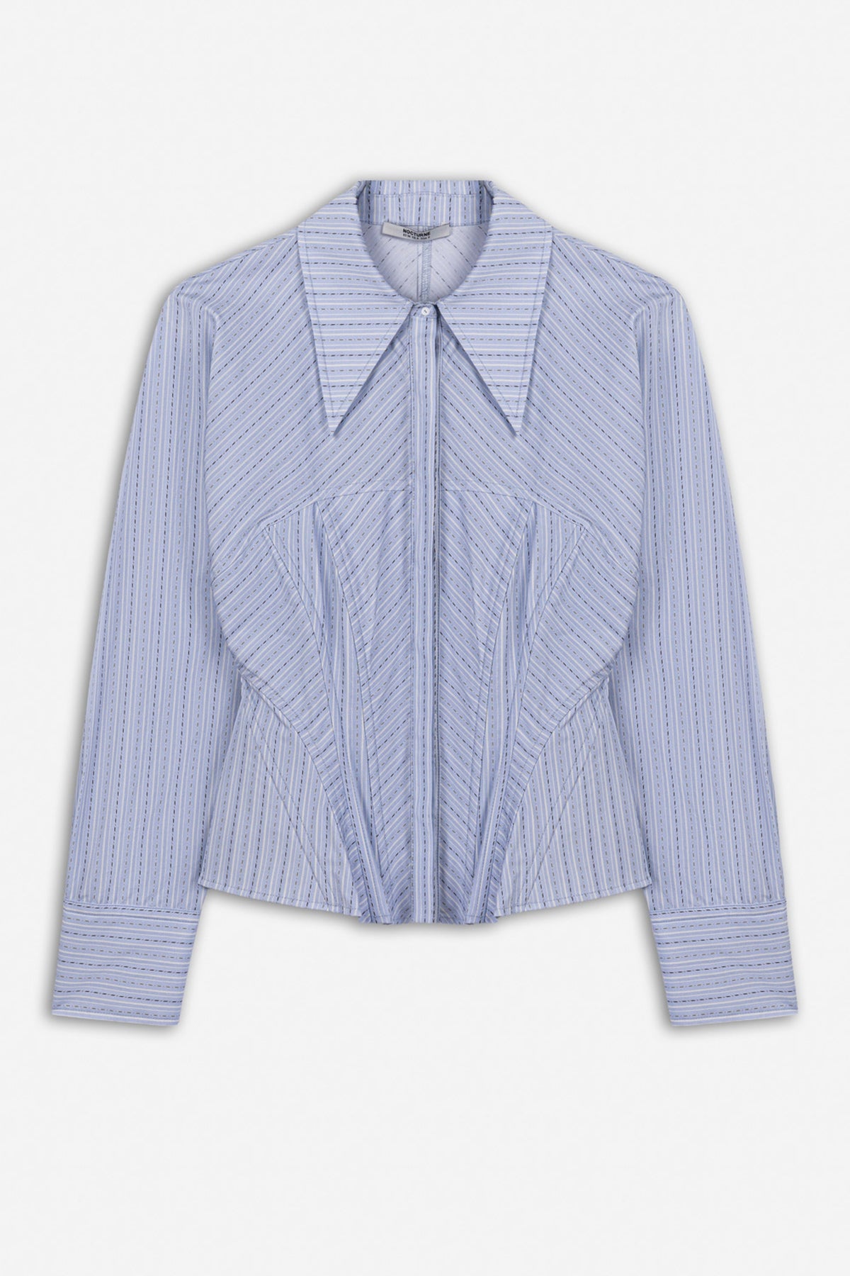 Boned Striped Shirt