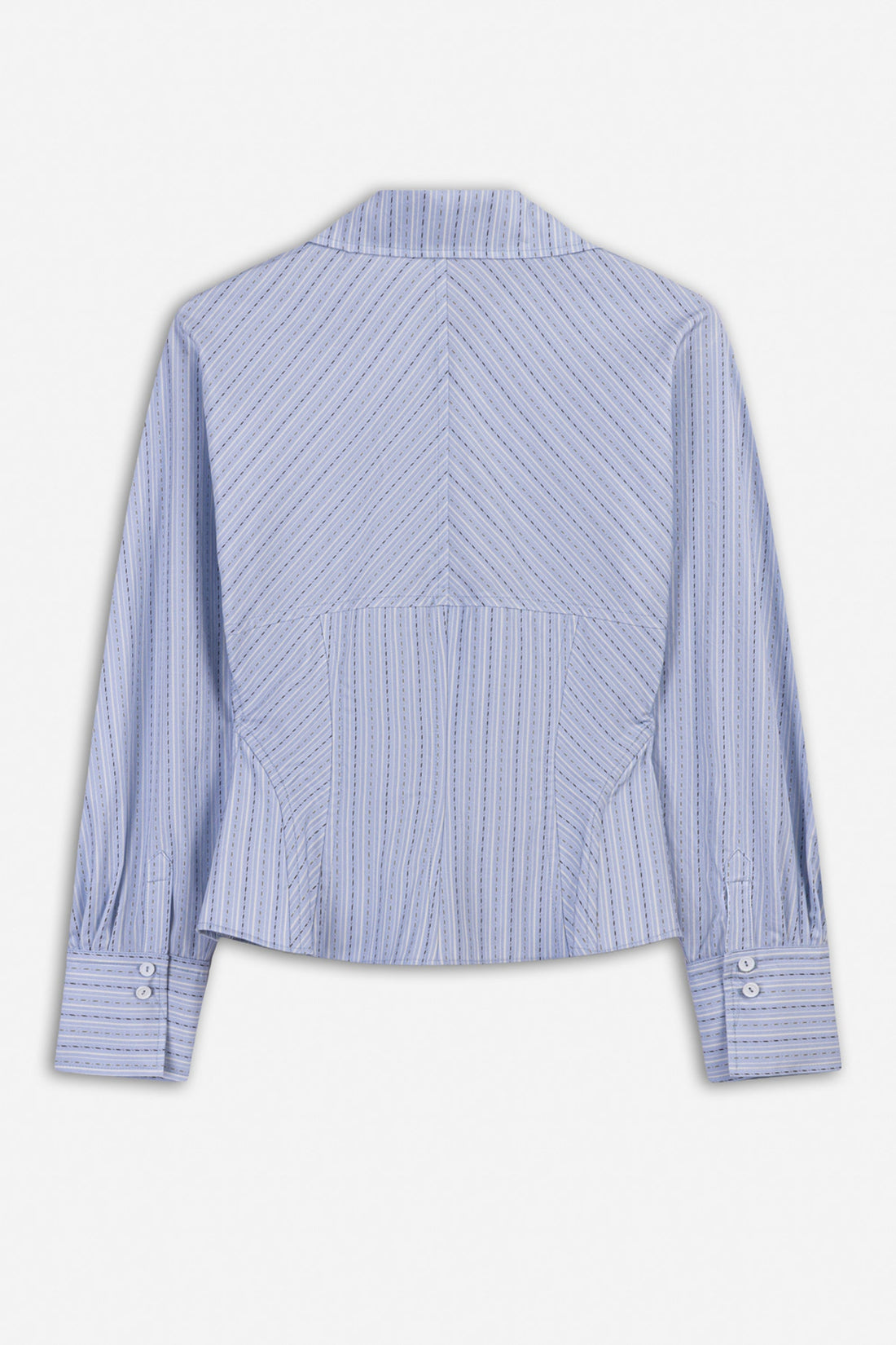 Boned Striped Shirt