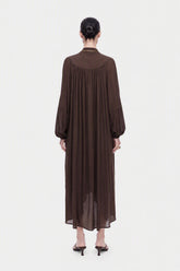 Wrap Neck Maxi Dress