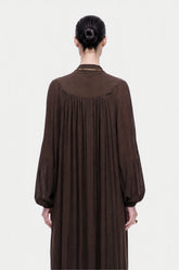 Wrap Neck Maxi Dress