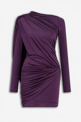 Draped Detail Mini Dress