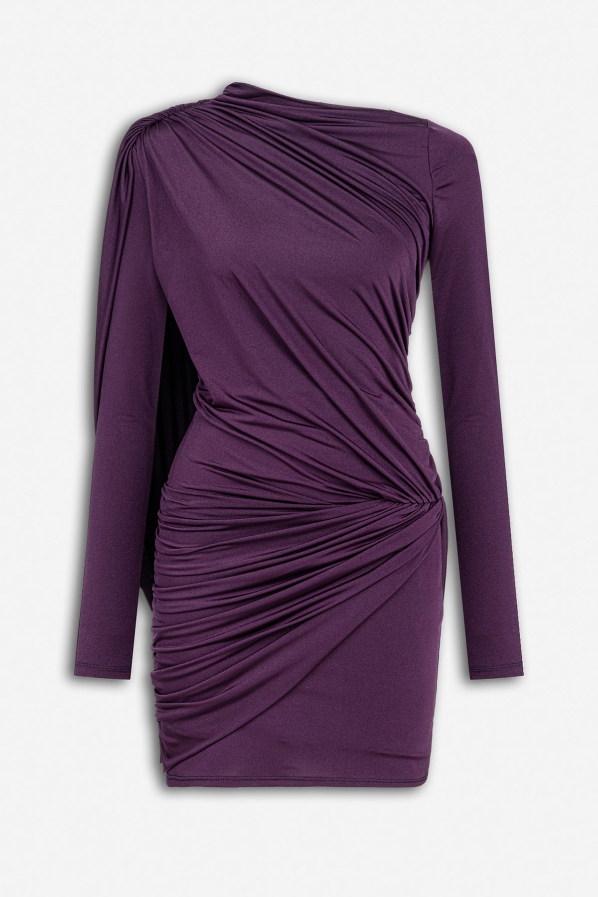 Draped Detail Mini Dress