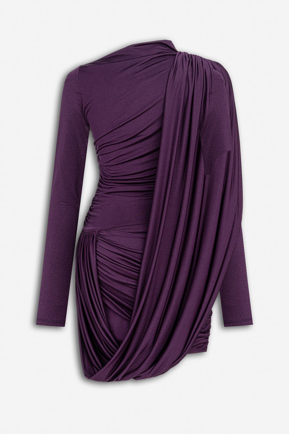 Draped Detail Mini Dress