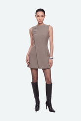 Wrap Detail Mini Dress