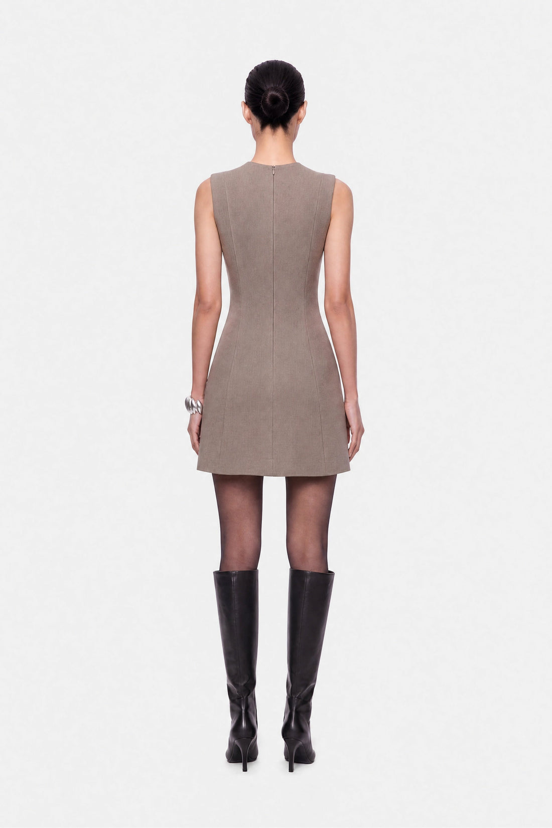 Wrap Detail Mini Dress