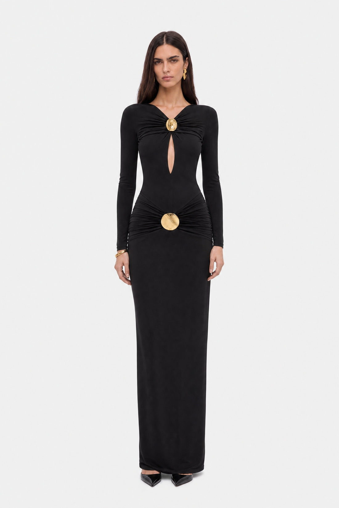 Cut Out Detail Maxi Dress