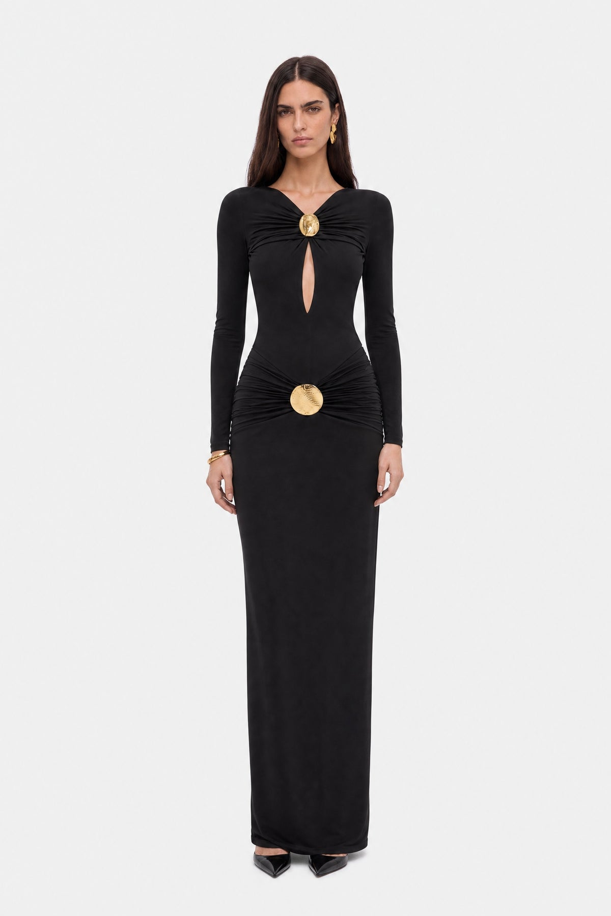 Cut Out Detail Maxi Dress