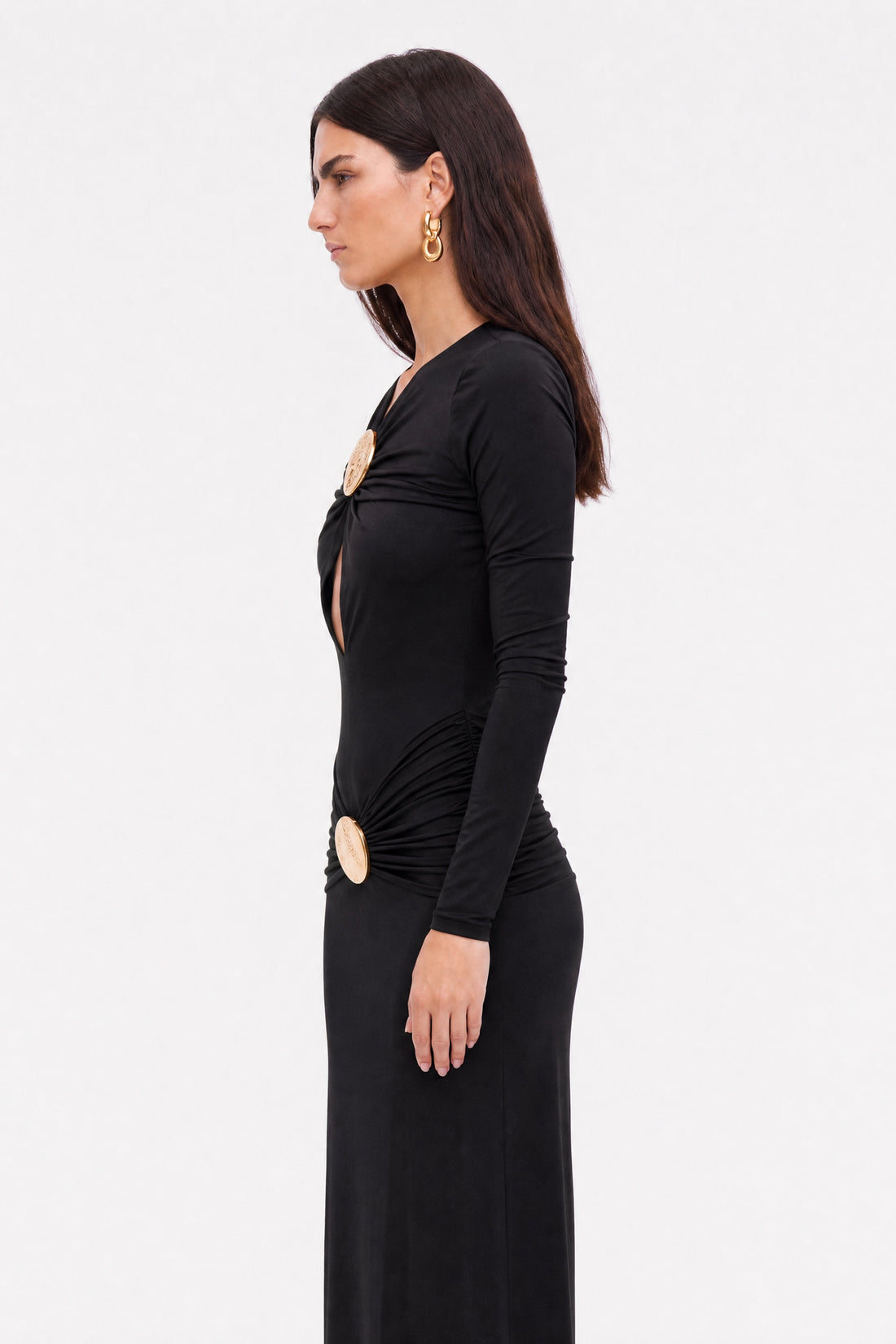 Cut Out Detail Maxi Dress