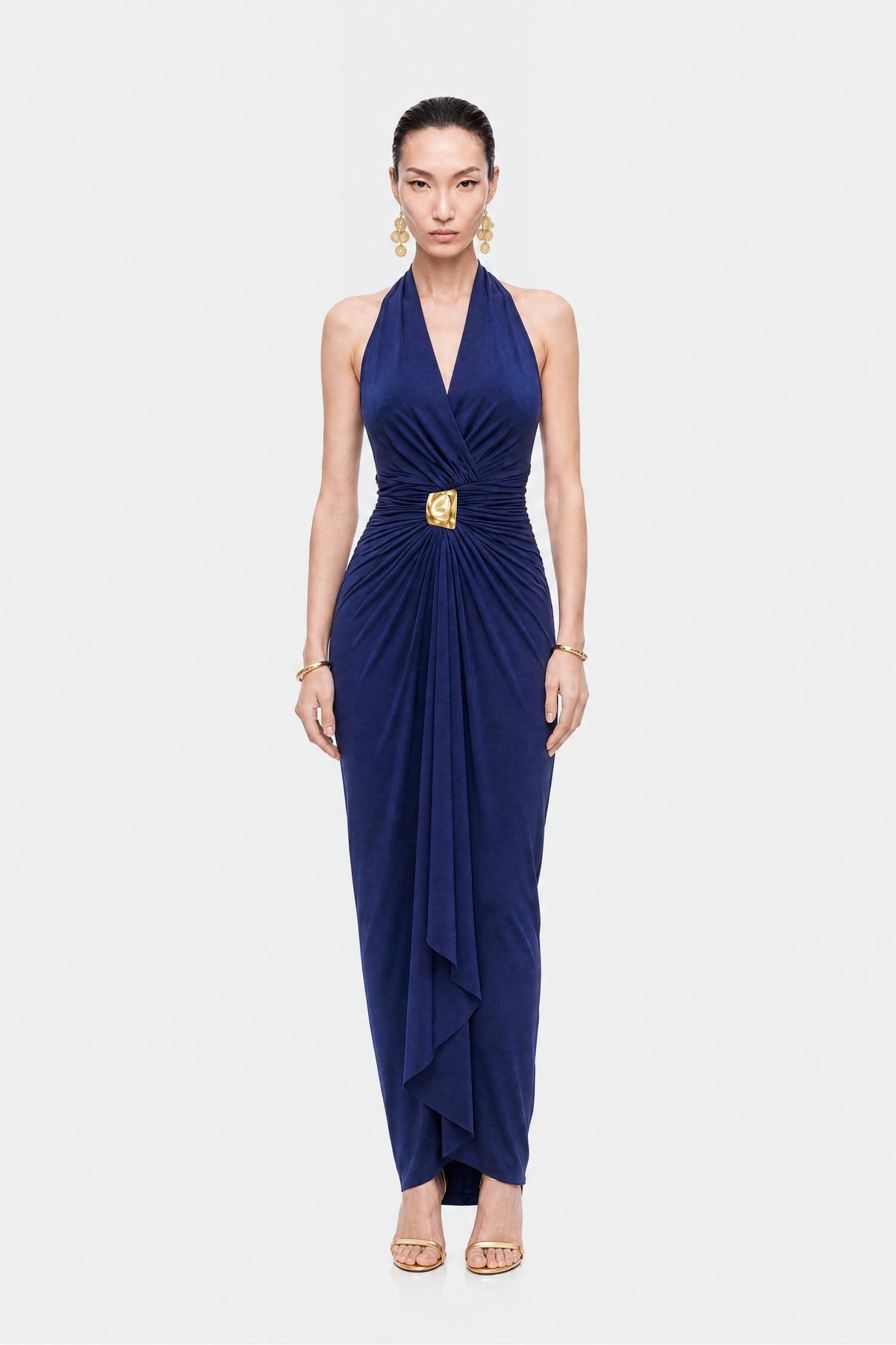 Halter Neck Maxi Dress